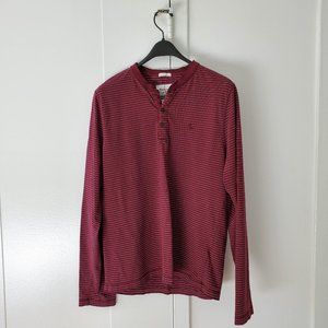 Abercrombie & Fitch long sleeve henley shirt